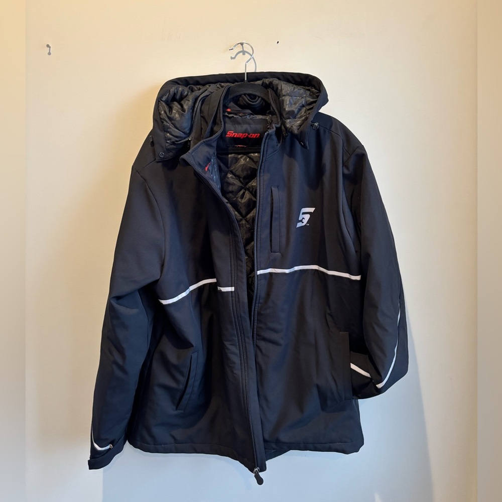 Snap On men’s coat / jacket as new quilted lined jacket size XL